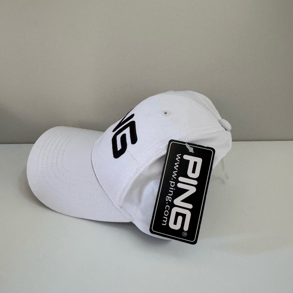 PING Golf Adjustable Baseball Hat NWT - image 2